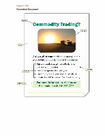 Page 3: Word Module 1 Lab 1: Creating a Flyer with a Picture Chapter... · 3.Save the document using the file name, LastName Commodity Trading Flyer to your user Word folder. 4.Center the