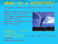 Page 4: Disaster management ppt VIII and IX class social project